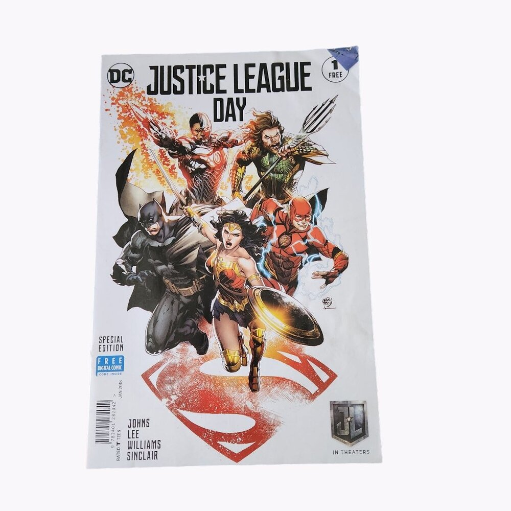 DC Comics Justice League Day #1 2018 Comic Book Collector Bagged Boarded